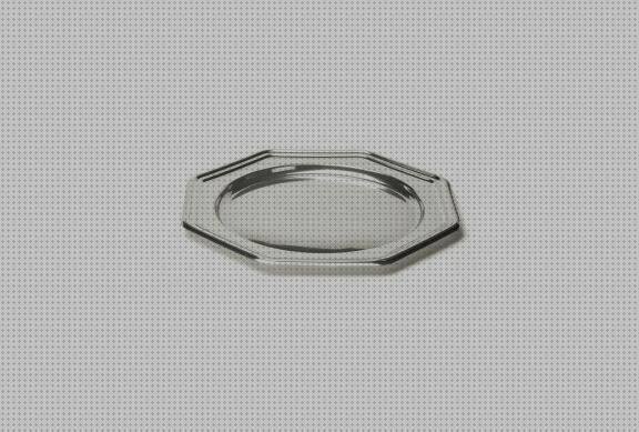 Las mejores platos platos plastico color plata