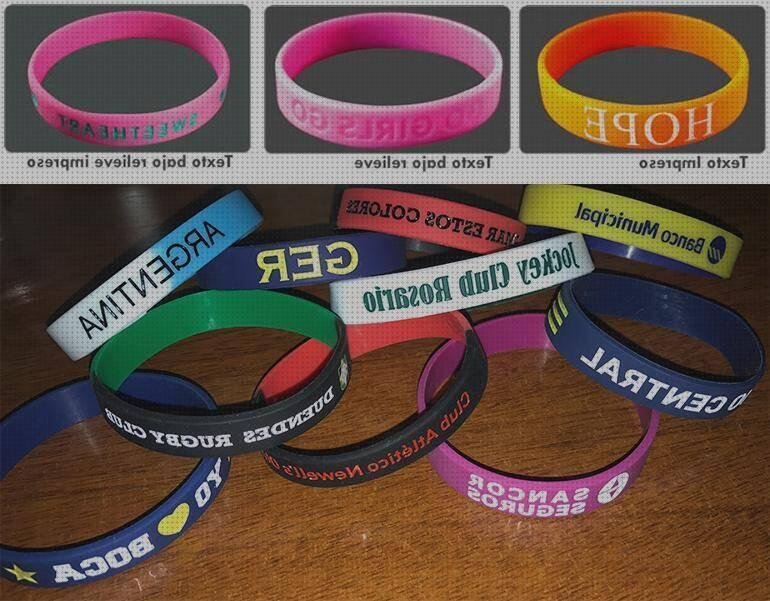 Las mejores pulseras silicona pulseras de silicona grabadas