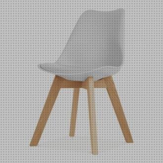 Las mejores sillas plásticas sillas de plástico con patas de madera