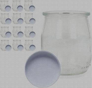 Las mejores tarros plástico bol de silicona mini mat capacidad mini mesa de plástico tarros de cristal con tapa de plástico