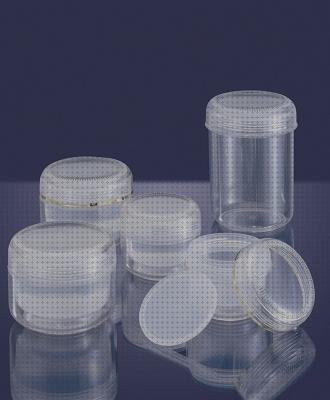 Las mejores marcas de tarros plástico bol de silicona mini mat capacidad mini mesa de plástico tarros de plástico transparente con tapa