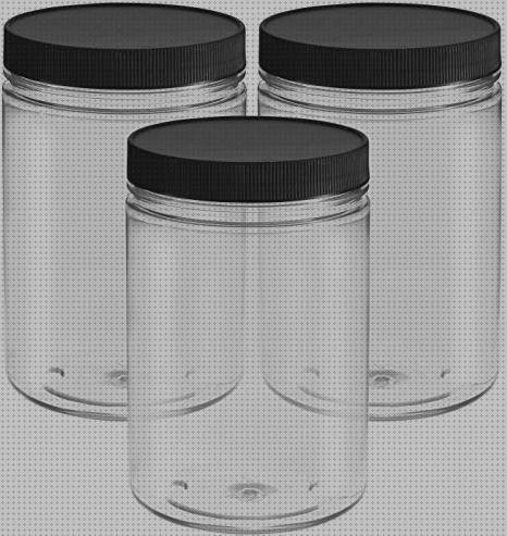 Las mejores tarros plástico bol de silicona mini mat capacidad mini mesa de plástico tarros de plástico transparente con tapa