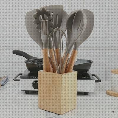 ¿Dónde poder comprar madera plástica utensilios de cocina de silicona y madera?