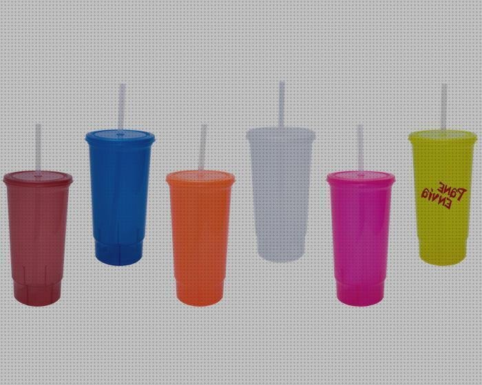 Las mejores vasos de plástico con popote vasos vasos de plástico con tapa y popote