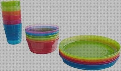 Los mejores 10 Vasos Y Platos De Plásticos De Colores